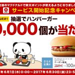 【マクドナルド】抽選で1,000名様にハンバーガー90個が当たる！【楽天】